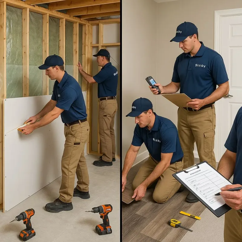 Repairs and Reconstruction process in Columbine Valley, CO